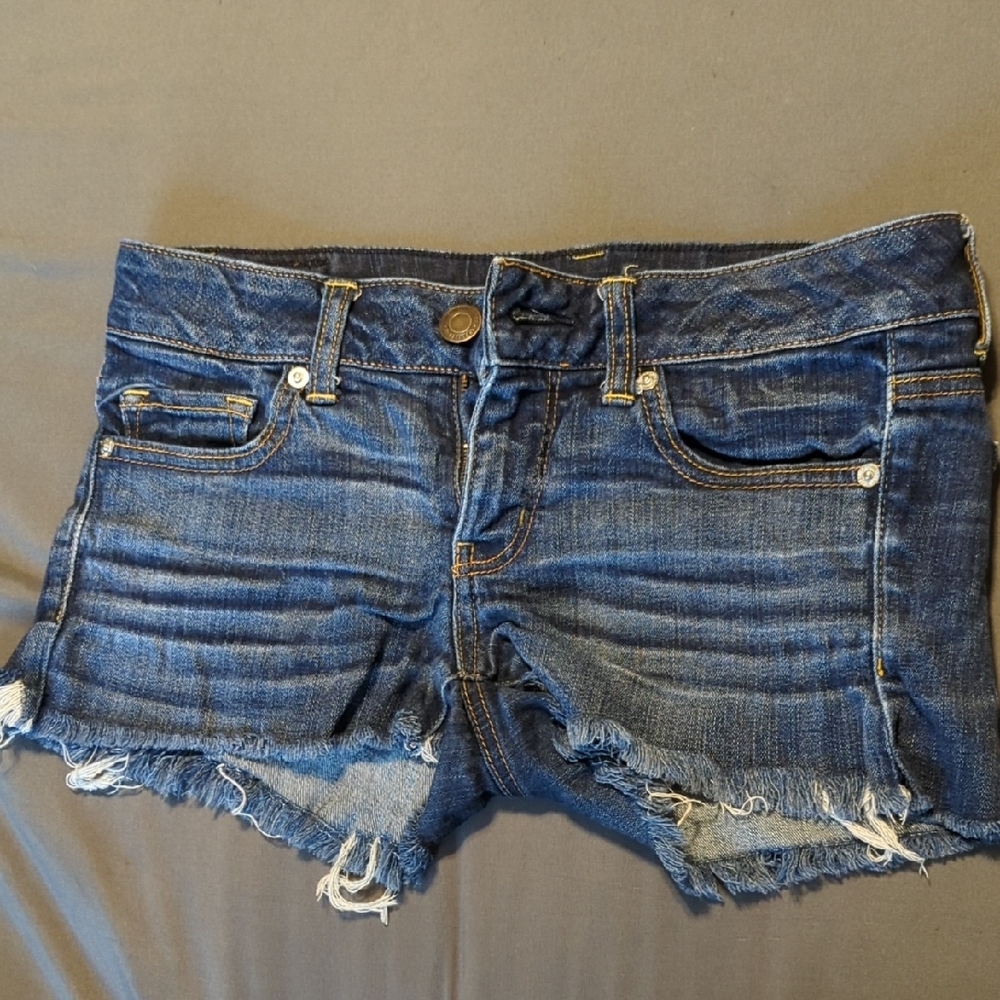 Women's Blue Denim Shorts